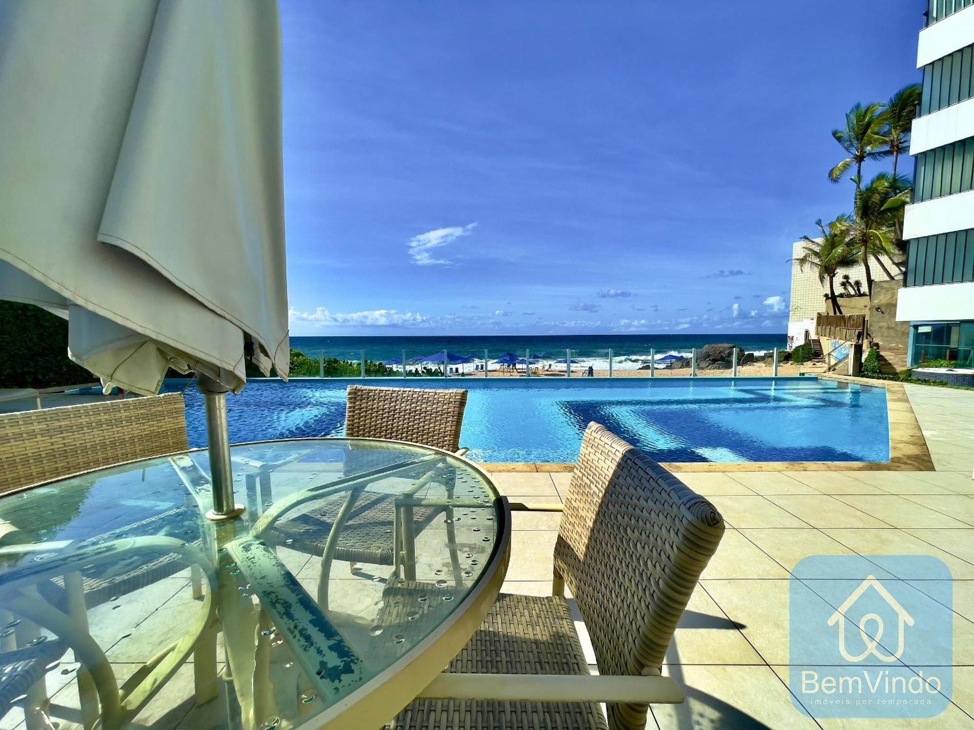 Apartamento Completo Com Vista Mar E Pe Na Areia Salvador Exteriér fotografie