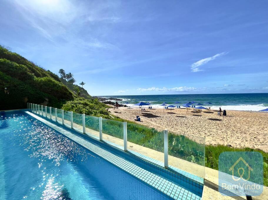 Apartamento Completo Com Vista Mar E Pe Na Areia Salvador Exteriér fotografie
