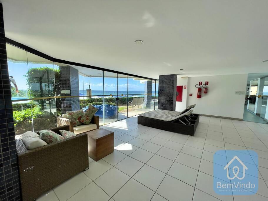 Apartamento Completo Com Vista Mar E Pe Na Areia Salvador Exteriér fotografie